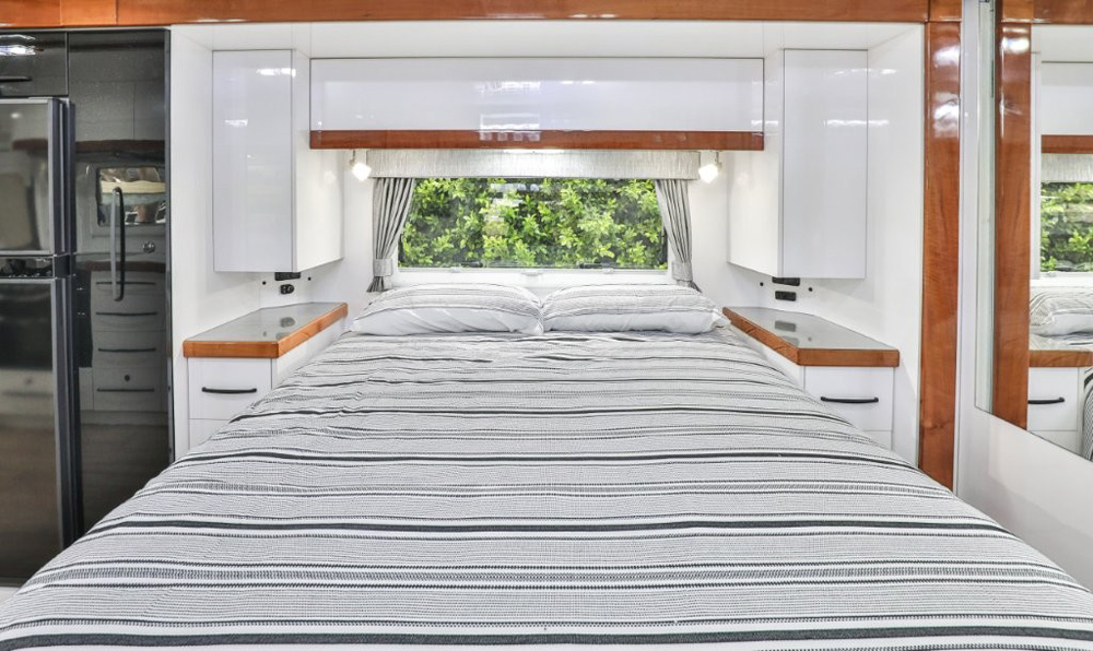 Wirraway 260 SL Motorhome Showing the slideout room